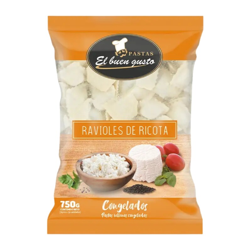 RAVIOLES DE RICOTTA EL BUEN GUSTO 750G RAVIOLES DE RICOTTA EL BUEN GUSTO 750G