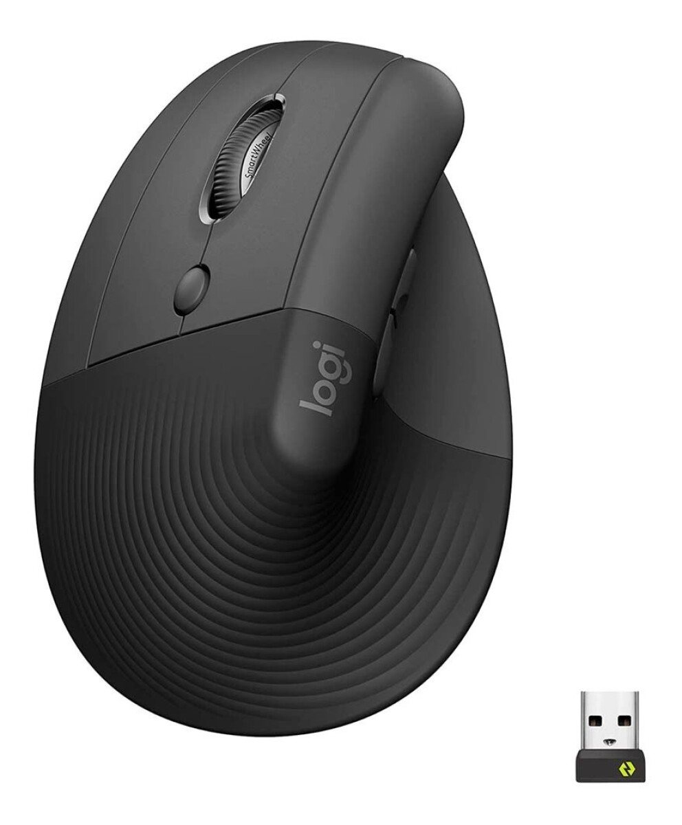 Mouse Vertical Logitech Lift Negro 