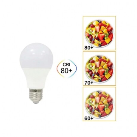 LAMPARA LED 9W Lámpara LED A60 de 9W Luz Cálida