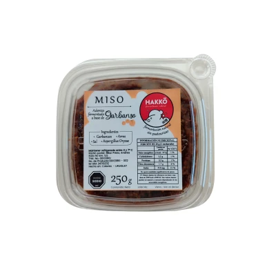 Miso De Garbanzo Hakko 250g Miso Garbanzo Clara 1/4k