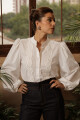 CAMISA C670/25 M/L CUELLO MAO CON PUÑO ENGOMADO Y APLIQUE DE TIRA Natural