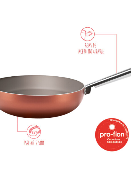 WOK ALUMINIO ANTIADHERENTE INDUCCION NEGRO D28x8CM — Deco Hogar