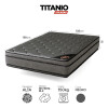 CAMA 2 PLAZAS TURCA PINO LUSTRE CERA CON COLCHÓN TITANIO Cama 2 Plazas Turca Pino Lustre Cera Con Colchón Titanio