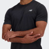 Remera New Balance Athletics Run Negro