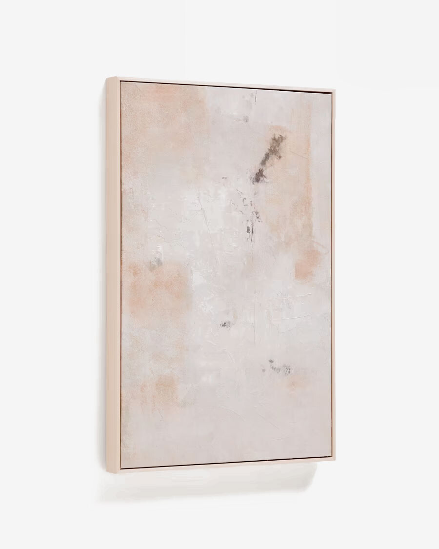 Cuadro abstracto Silpa beige 60 x 90 cm Cuadro abstracto Silpa beige 60 x 90 cm