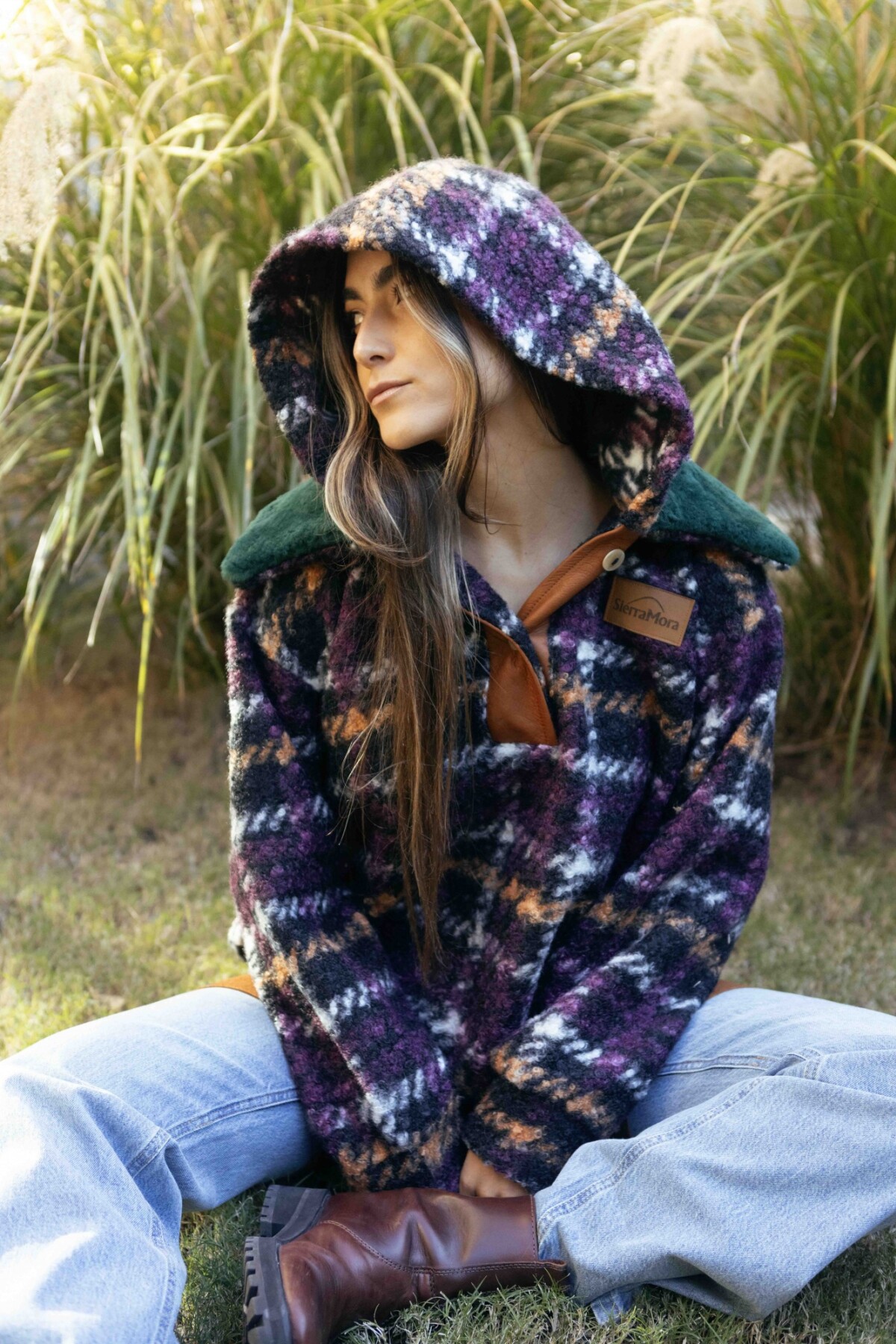 Buzo Crazy Bear Violeta / Verde