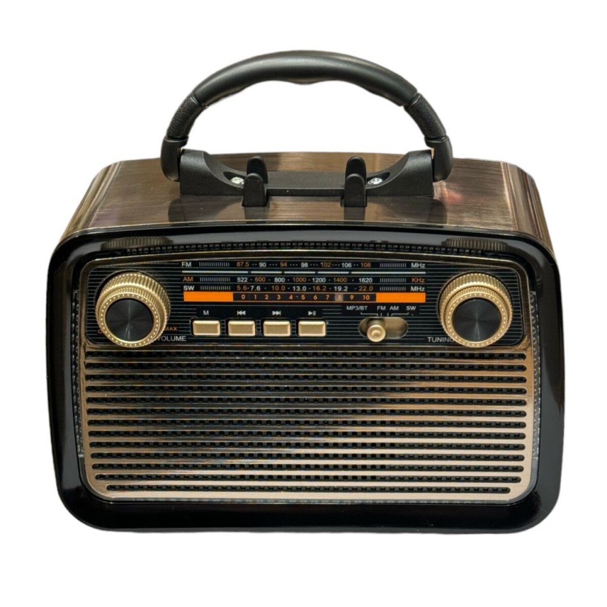 RADIO PORTÁTIL BLUETOOTH KTF-1467 AM/FM VINTAGE 