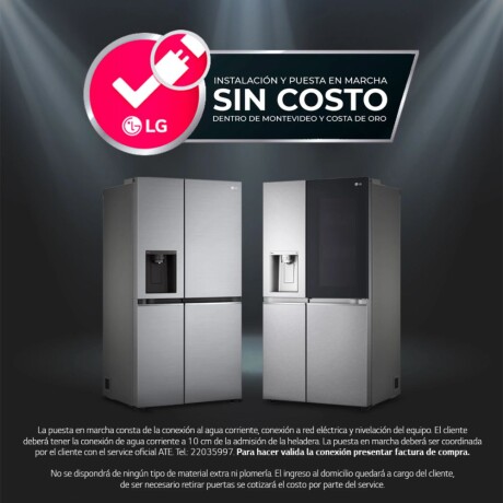 Heladera LG LS66SXSC SBSI inverter inox. Heladera LG LS66SXSC SBSI inverter inox.