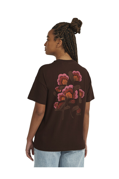 Remera O'Neill Women Back Print Loose Cafe