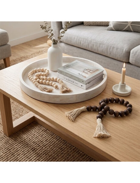 ADORNO DECORATIVO C/FLECOS 120CM MADERA CLARA ADORNO DECORATIVO C/FLECOS 120CM MADERA CLARA