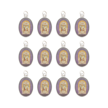 MEDALLAS DE SANTOS 2CM X20 UNIDADES Gp121/cristo En La Cruz