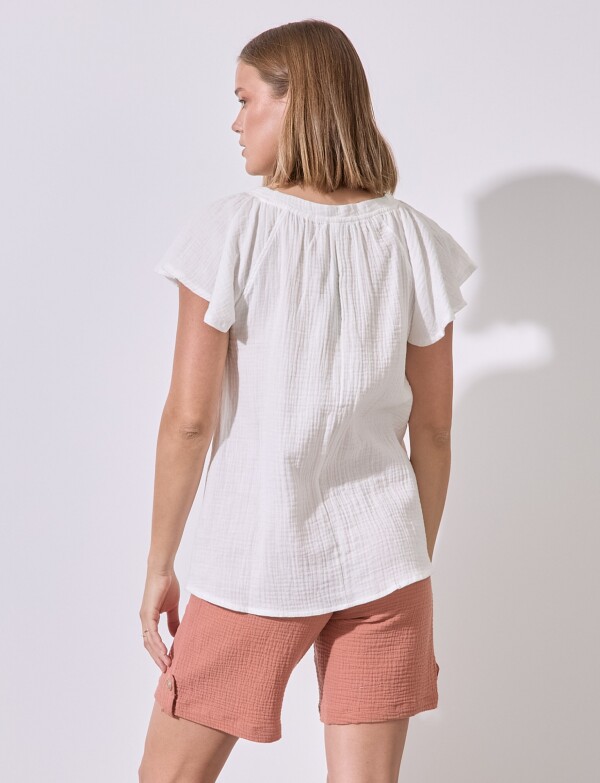 Blusa Algodón BLANCO