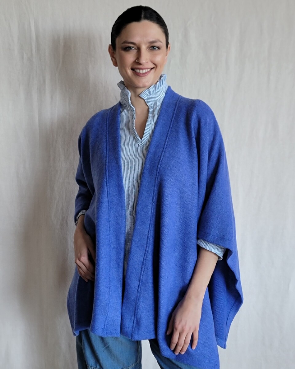 Ruana Cerdeña - Azul 
