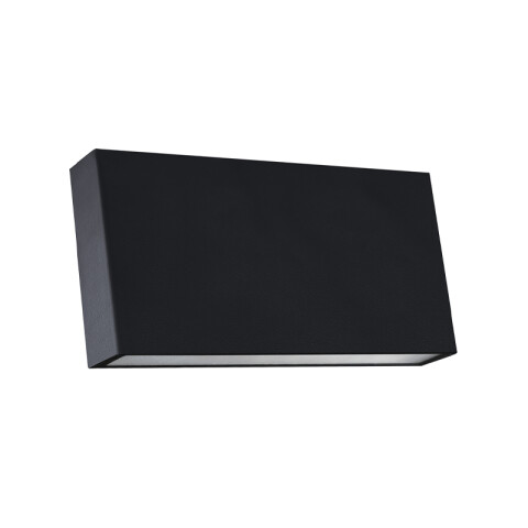 Lámpara pared LED 8W cálida IP65 200x100mm negro BM4064