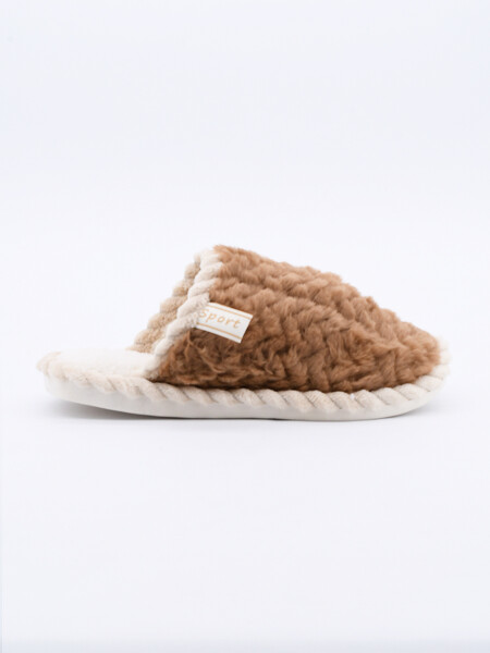 PANTUFLA MAMPI MARRON