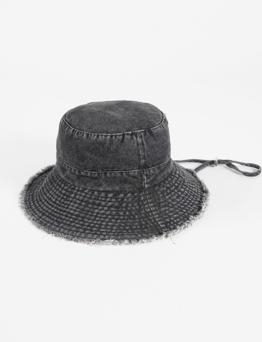 Bucket denim - negro 
