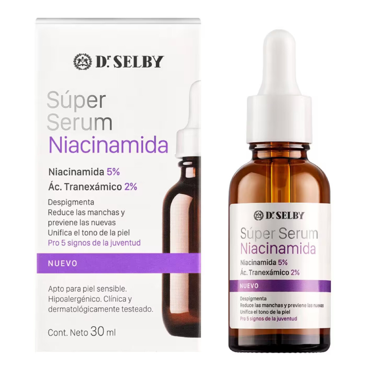 Súper Sérum Dr. Selby Niacinamida 30ml 