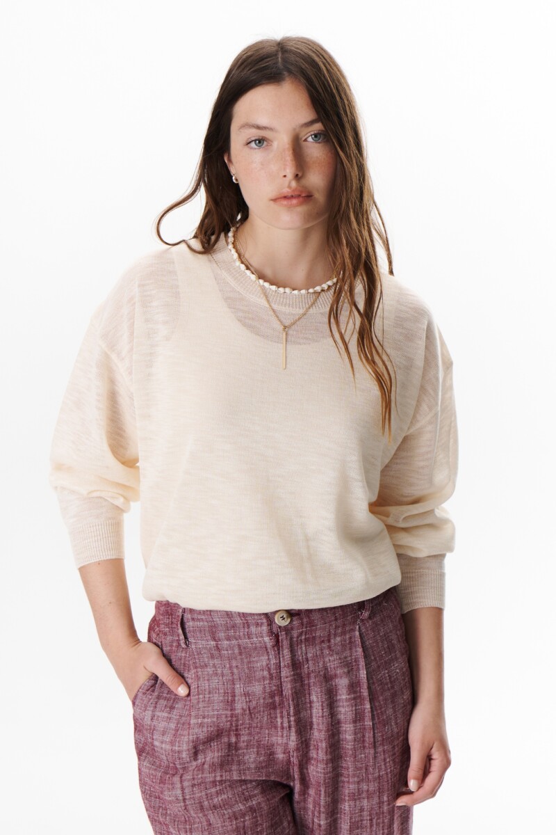 SWEATER ATAR BEIGE
