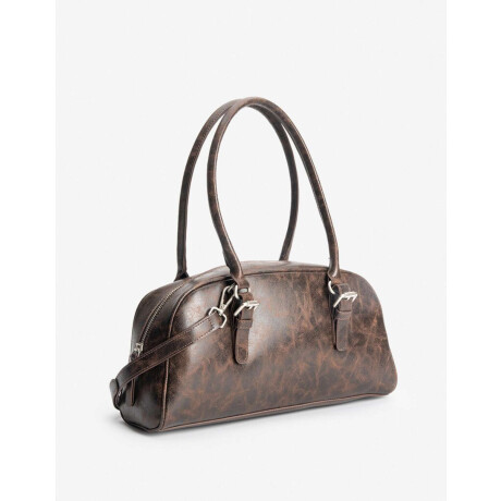 Cartera Formato Bowling Marron Chocolate