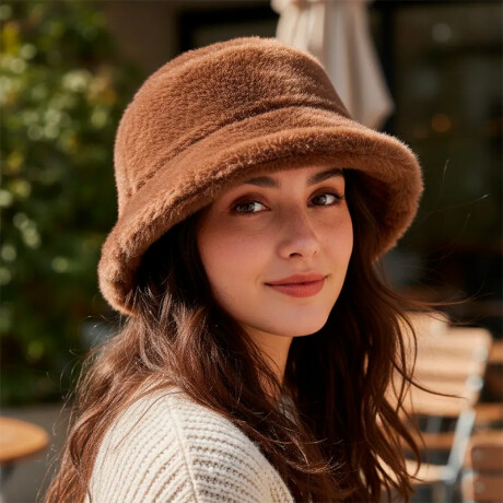 Gorro Cosaco Liso Varios Colores Marrón