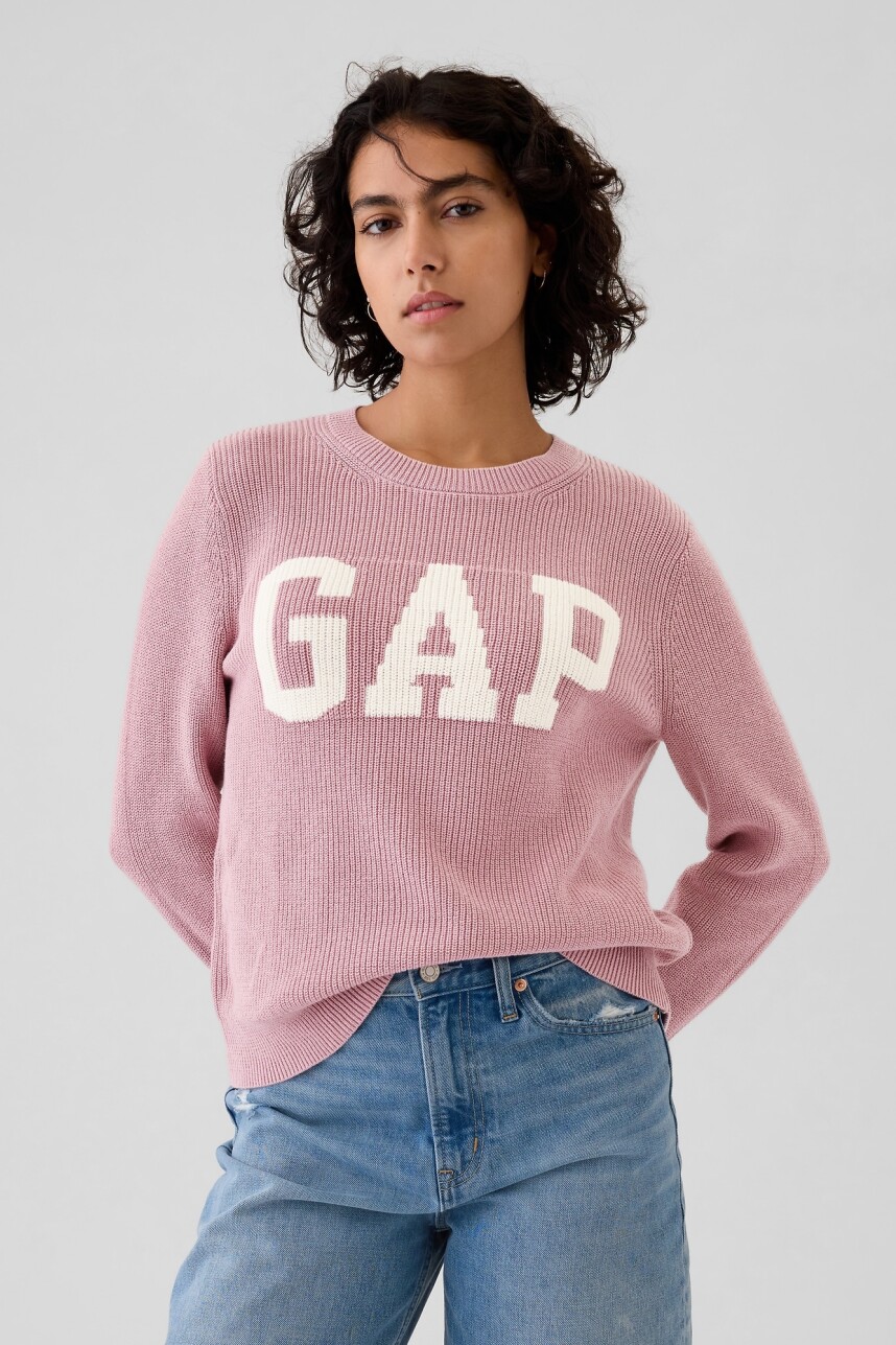 Buzo Logo Gap Mujer Lilas Pink 16-1708 Tcx