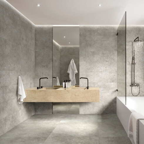 PORCELANATO MATE RECTIFICADO 100X100 PISO PARED GAMAS DE GRIS