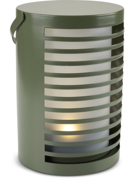 Lámpara pilas HAVTERNE Ø16xAl22cm oliva Lámpara pilas HAVTERNE Ø16xAl22cm oliva