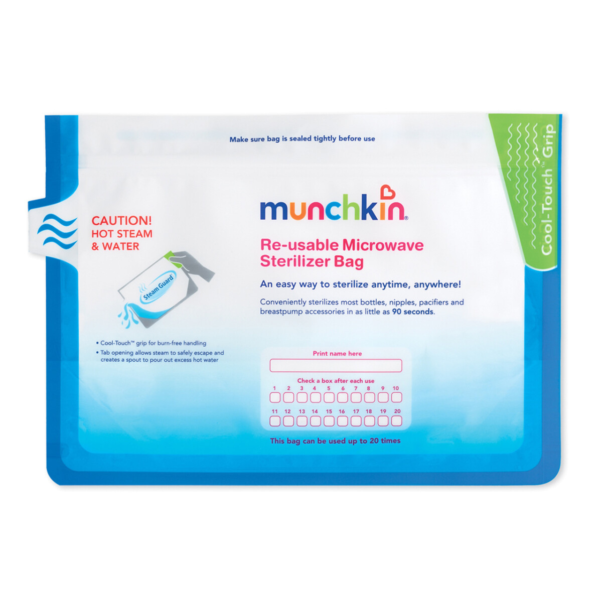 Bolsas para esterilizar en microondas Munchkin 
