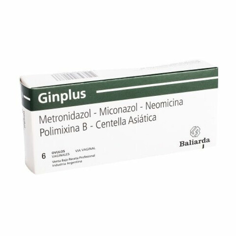 Ginplus óvulos 6 óvulos