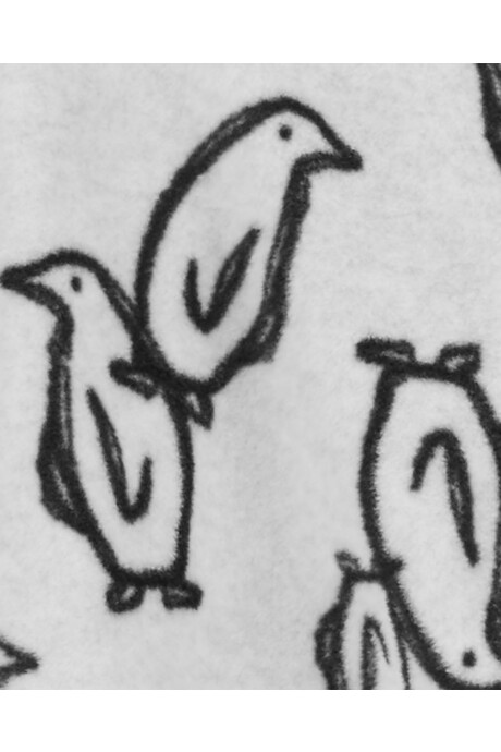 Pijama una pieza de micropolar, con pie, diseño pingüinos Pijama una pieza de micropolar, con pie, diseño pingüinos