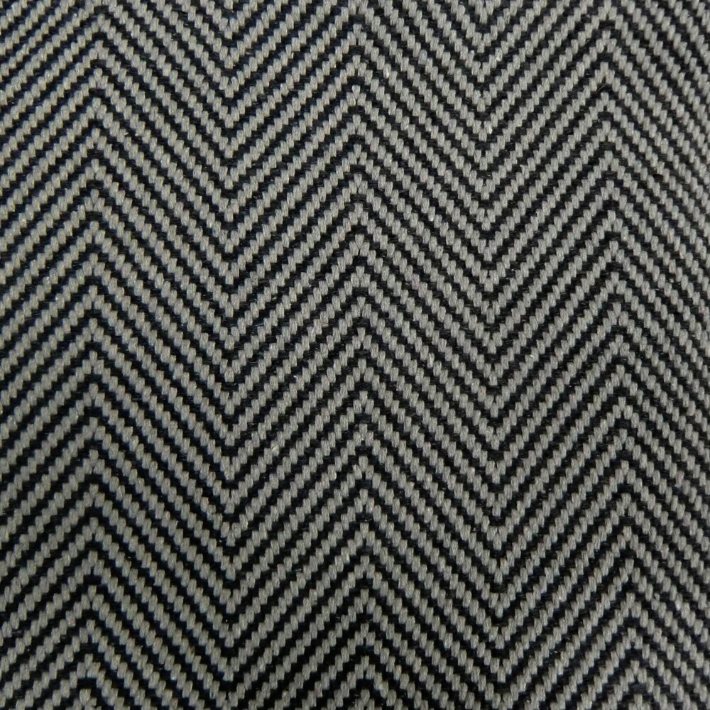 Alfombra Algodón - 70x150 - Zig Zag Gris Oscuro