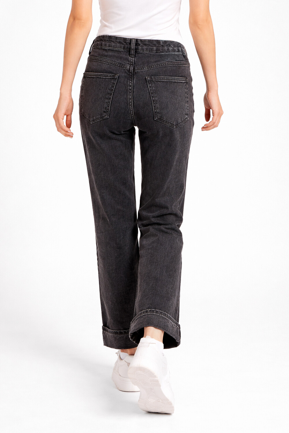 Pantalon Cortes Gris Medio