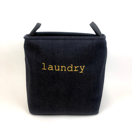 Cesto Rectangular Para Ropa Laundry Azul