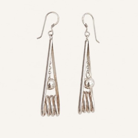 Caravanas Abstract - Plata 925 Caravanas Abstract - Plata 925