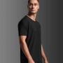 Polo Training Motion Cotton Flex Tee Hombre Black/black