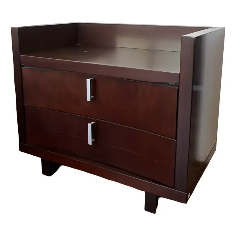 Mesa de luz con 2 cajones - MERCADERIA CON DETALLES Mesa de luz con 2 cajones - MERCADERIA CON DETALLES