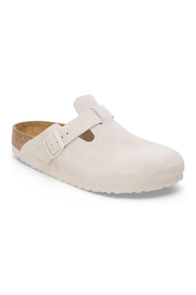 Zueco Boston Sfb Leve Antique - Estrecho - White 