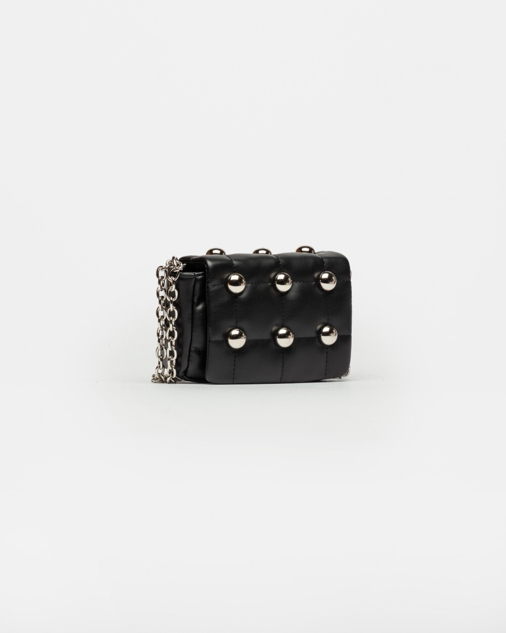 Mini Bag Budapest En Efecto Cuero Negro