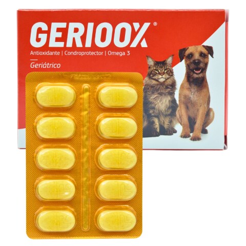 GERIOOX ANTIOXIDANTE CON OMEGA 3 CONDROPROTECTOR BLISTER 10 COMPRIMIDOS