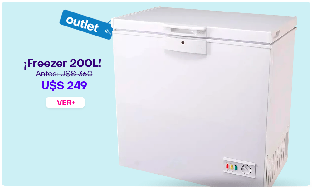¡Freezer 200L en Outlet!