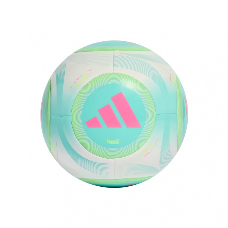 Pelota Messi Club adidas White Flash Aqua
