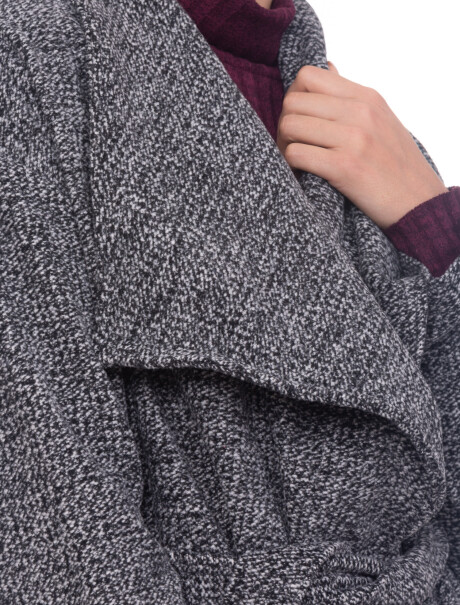 Tapado oversize gris claro