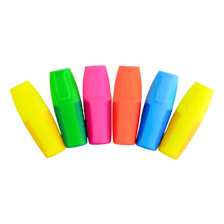 Resaltador fluo mini x6 Resaltador fluo mini x6