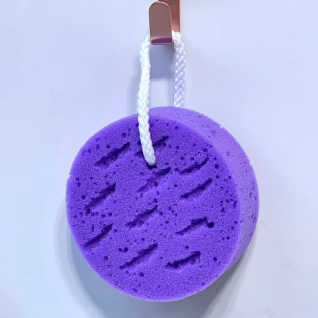 Esponja Baño Exfoliante Circular Violeta Esponja Baño Exfoliante Circular Violeta