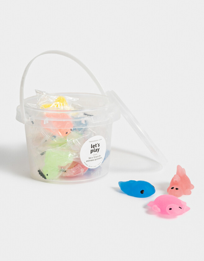 Lúdico Squishy Balde Con Mini Squishys - Combinacion Multicolor