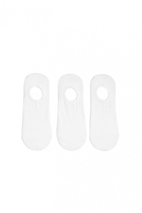 Medias Pack x3 Invisibles Blanco