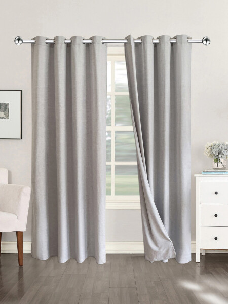 CORTINA GRIS MELANGE M