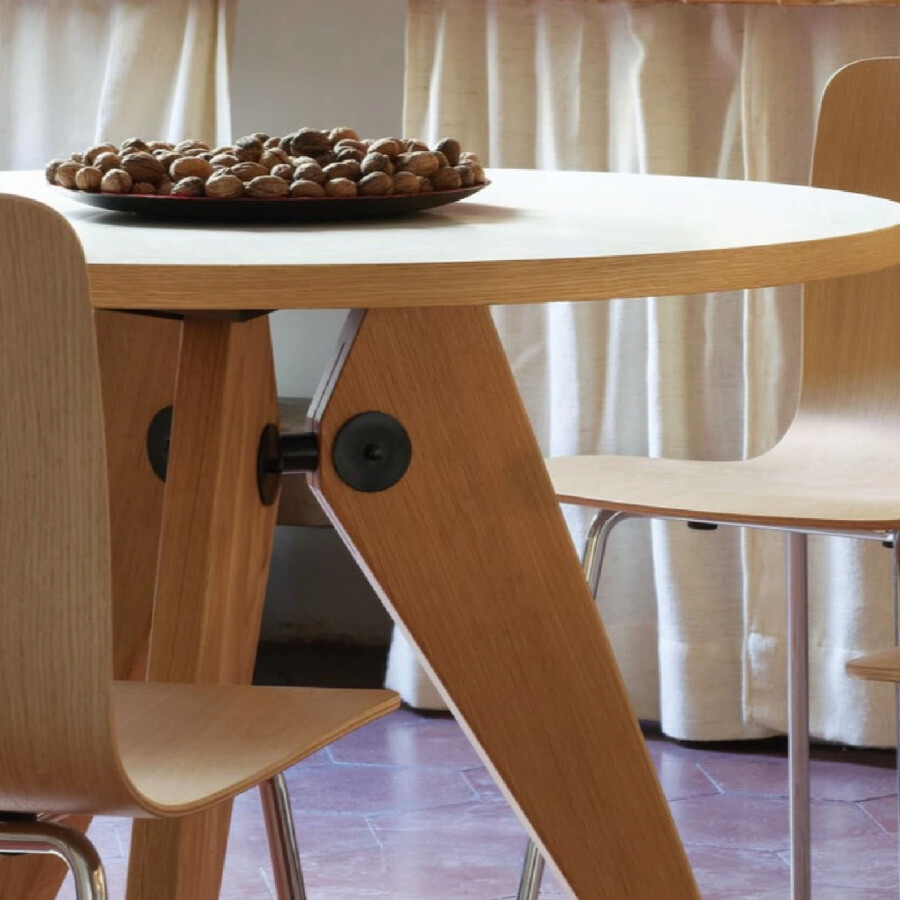 Mesa de comedor Gueridon 95 cm Negro