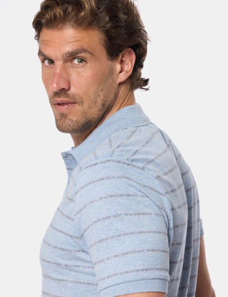 REMERA POLO ESTAMPADA Denim