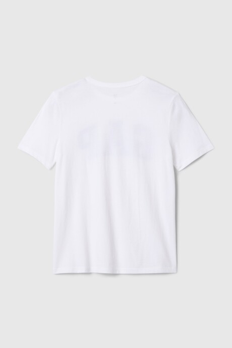 Remera Logo Gap Niño New Off White Opt1